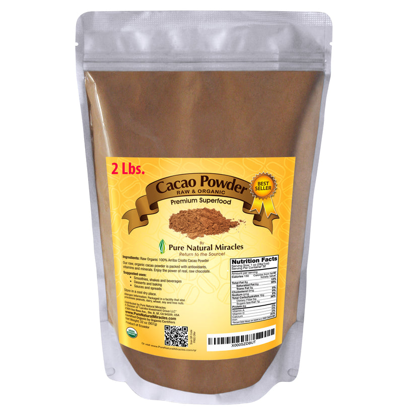 Raw Organic Cacao Powder FIVE STARS on Amazon.com!