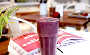 MUST TRY!!! Cacao Powder On Creamy Blueberry Shake and How To Do It
