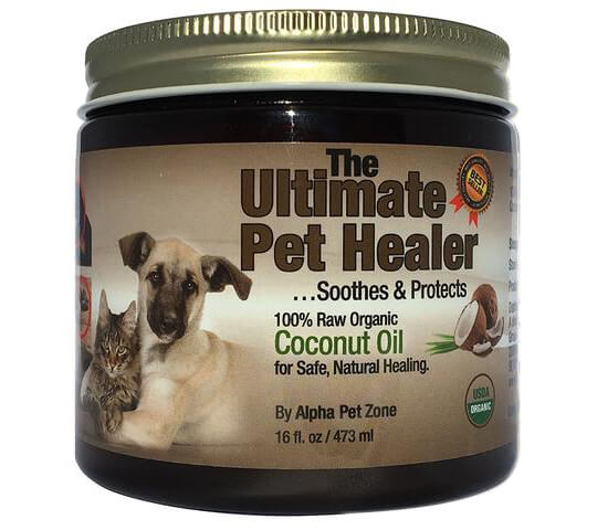 Coconut Oil for Dogs, Treatment for Itchy Skin, Dry Elbows, Paws and Nose by Alpha Pet Zone - ox2ox Gifts and Goods for Everyone